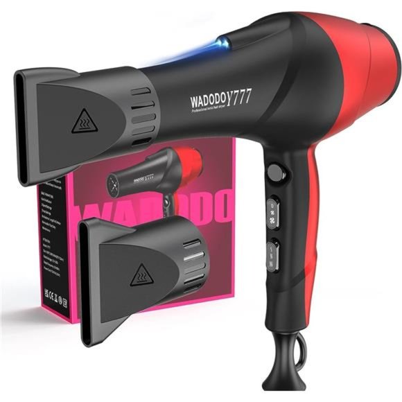 Hair Dryer, 2200W Professional Ionic Blow Dryer with Blue Ray Hair Care - Picture 1 of 6
